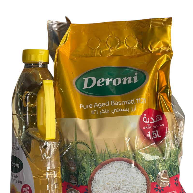 DERONI PURE AGED BASMATI+SUNFLOWER OIL (Offer)