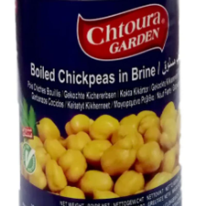 Chtoura Garden Boiled Chickpeas In Brine 400 g