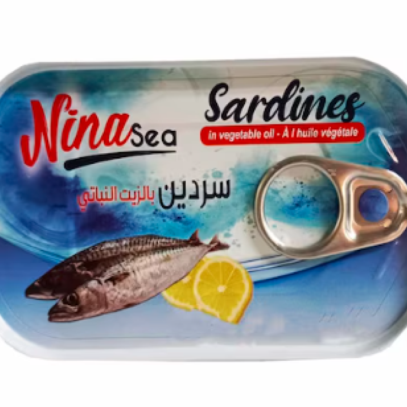 Nina Sea Sardines Vegtable Oil 125GR