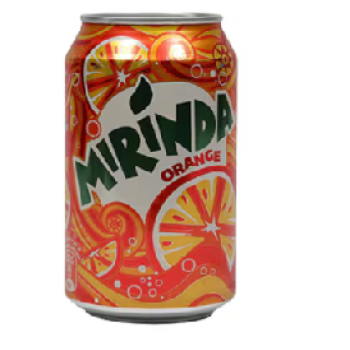 Mirinda Soft Drink Orange Can 330ML