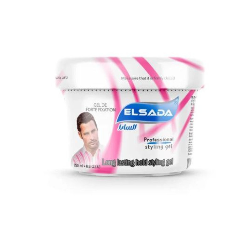 Elsada Professional Hair Styling Gel/ Pink 250 ml