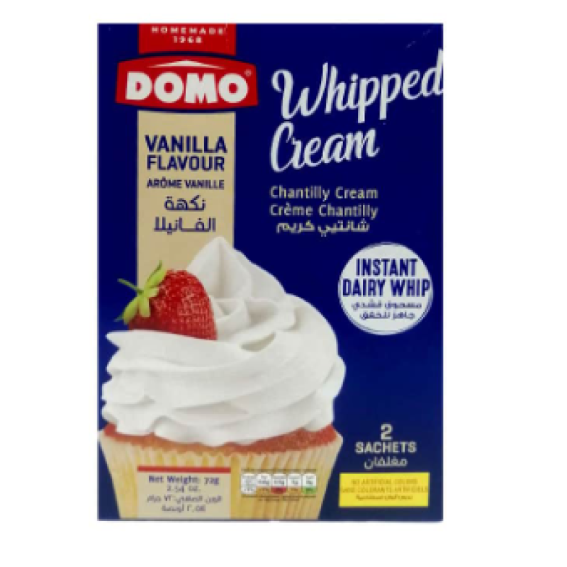كريمة دومو المخفوقة بنكهة الفانيليا 72 جم