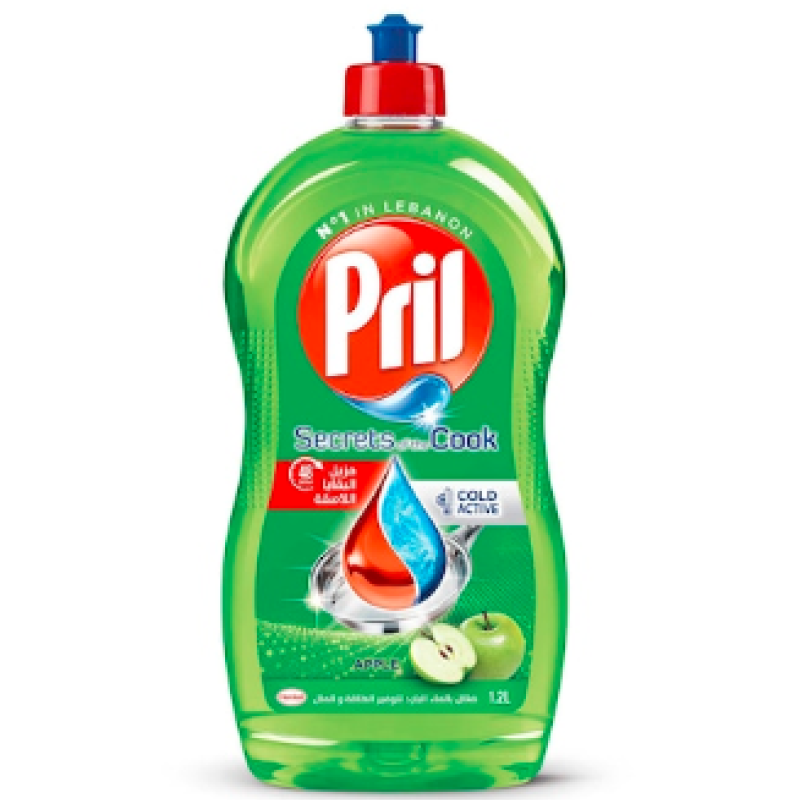 Pril Cold Active Dishwashing Liquid Apple 1.2L
